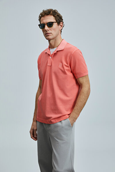 Lufian Tricou polo Vernon Smart pentru bărbați Coral