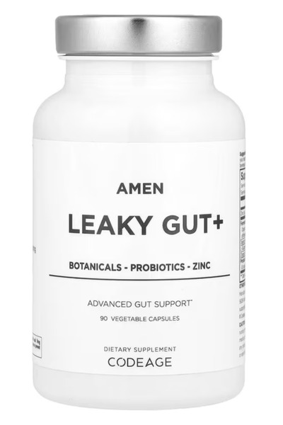 Codeage Amen Leaky Gut - Advanced Formula with Bioavailable L Glutamine, Zinc...