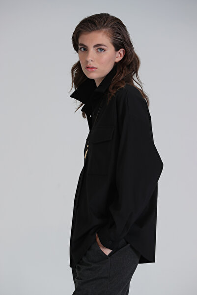 Lufian Rocco Kadın Gömlek Siyah