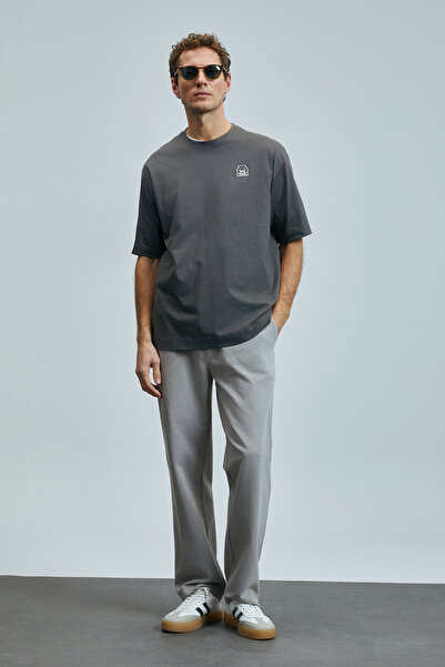 Lufian Nimbus Μοντέρνο Γραφικό T-Shirt Καφέ