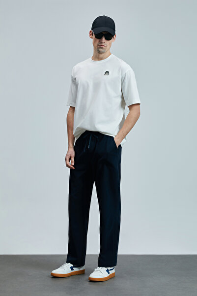 Lufian Tricou grafic modern Nımbus alb