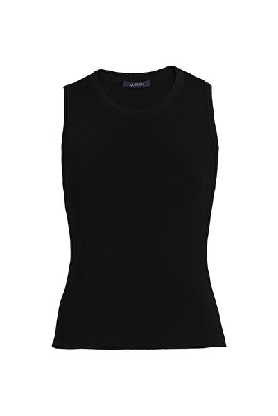 Lufian Pulover de damă Micel negru