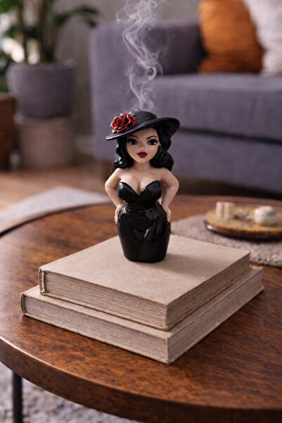 ps_studio.handmade El Yapımı Tasarım Geri Akışlı Tütsülük Obje-tütsü hediyeli