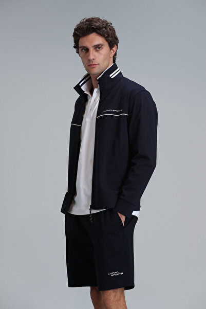 Lufian Μπλε ανδρικό σορτς αθλητικό σορτς Navy Blue