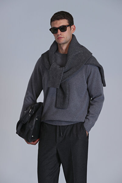 Lufian سترة القمر الرمادية للرجال