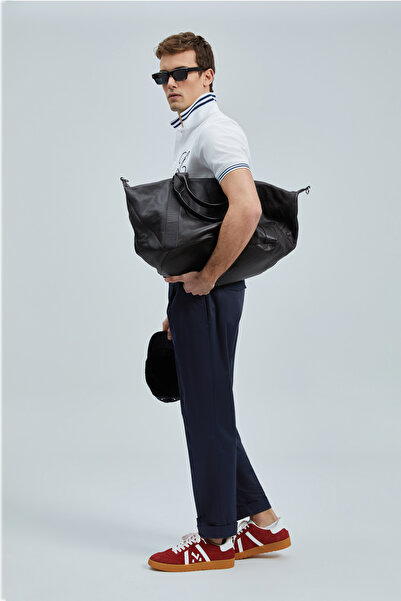 Lufian Tricou polo pentru bărbați Everes Smart alb