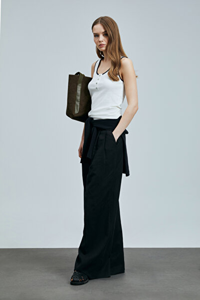 Lufian Vıa Kadın Modal Karışımlı T- Shırt Kırık Beyaz