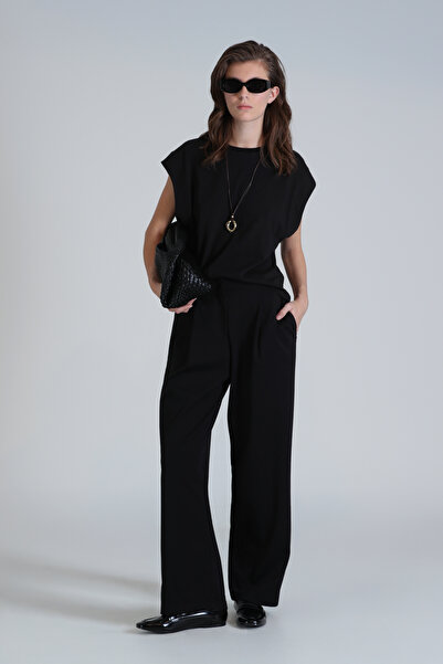 Lufian Γυναικείο T-Shirt Valery Black Regular Fit