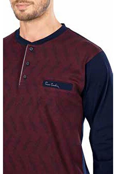 Pierre Cardin Erkek Uzun Kollu Jakarlı Özel Kutulu Pijama Takımı
