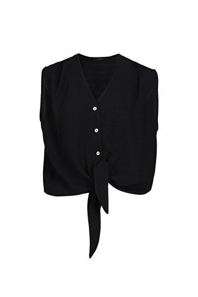 Lufian Barcelon Kadın Gömlek Siyah