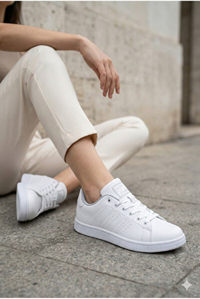 Jump 15307 حذاء رياضي أبيض اللون للرجال والنساء للجنسين حذاء رياضي