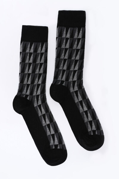 Lufian Șosete pentru bărbați Adel negri