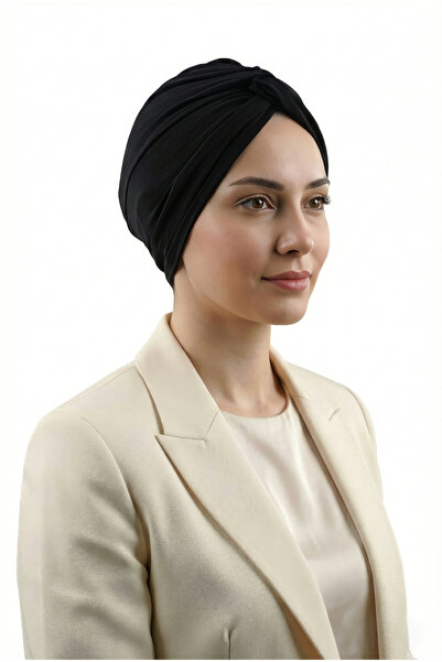 Jusmart Crna pletena spoljašnja kapa spremna za nošenje ◆ Pogodna za svakodne...