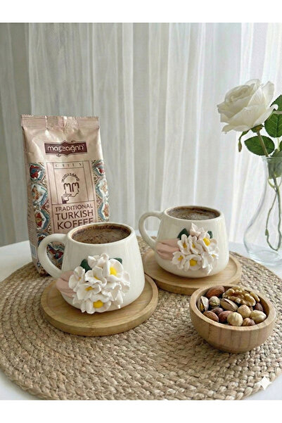 Niveis Ikili Kişiye Özel El Yapımı Tasarım Papatya & Yasemin Çiçeği Desenli H...