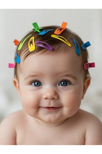 Açıkmeşe Ev Yaşam Ürünleri 10 Pieces Baby Snap Side Buckle