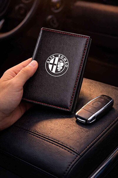 HEDİYEDİYE حافظة ترخيص فولفو باللون الأسود - موديل الحافظة