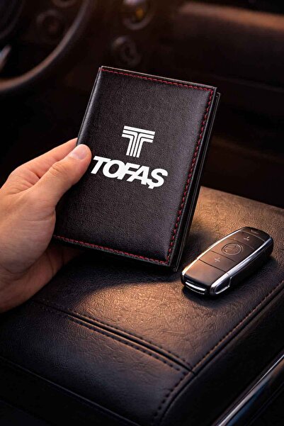 HEDİYEDİYE حافظة ترخيص جلدية حرارية - حافظة بشعار Tofaş