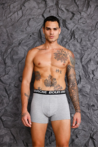 BOUN MARCHE Men's Boxer Lycra Premium 3-Piece Box Cronix