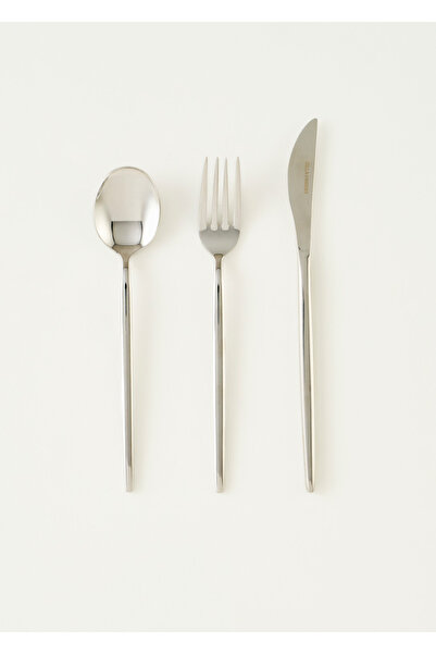 Bella Maison Siena 18 Parça Tatlı Çatal Kaşık Bıçak Seti Silver