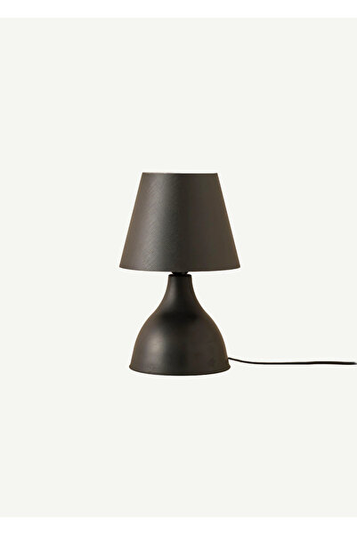 Bella Maison غطاء مصباح كونا برأس مخروطي أسود - أسود (22x17x36 سم)