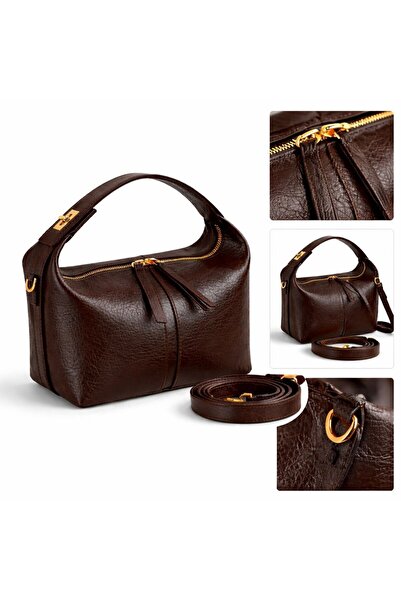ÇANTAM GELSİN ženska gorko smeđa torba za ruku i rameno