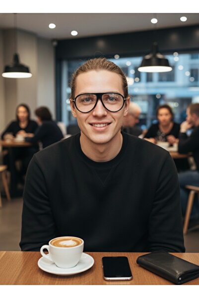 Olivier Philippe Carre Black Blue Light Protection Glasses