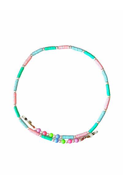 JULIANO Fimo Colored Bulk Glasses Chain - Necklace - Bracelet