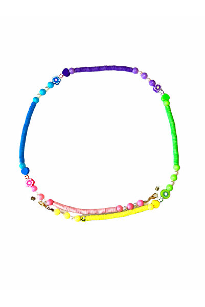 JULIANO Fimo Top Colored Glasses Chain - Necklace - Bracelet
