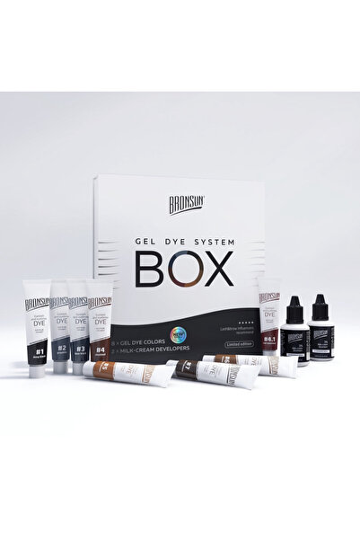 Bronson Ic Innovator Cosmetics Kaş Kirpik Boyası 8 Adet Kaş Boyası 2 Adet 30 ...