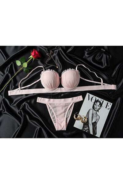 WOMEN'S WORLD FANTASY SET DE SUTENIURI CU BĂRĂ DE SUTENIENARE, CU BĂRĂ INTERI...