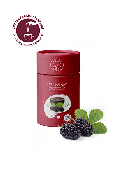 Kayla Gurme شاي التوت الأسود - حبوب التوت الأسود الحقيقية - علبة كرتون أسطوان...