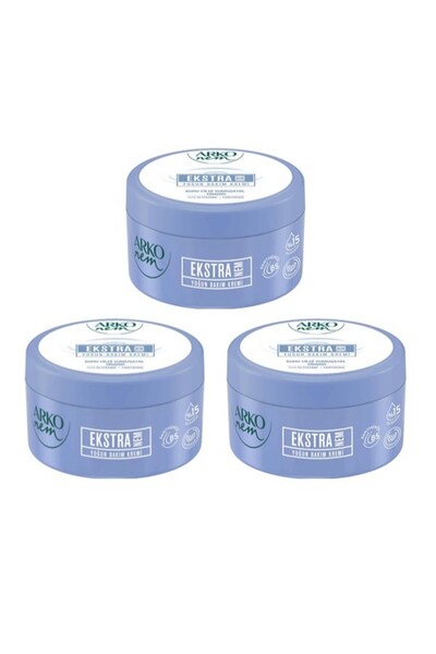ARKO Extra Nemlendirici, El ve Vücut Bakım Kremi - 250 ml x 3 Adet