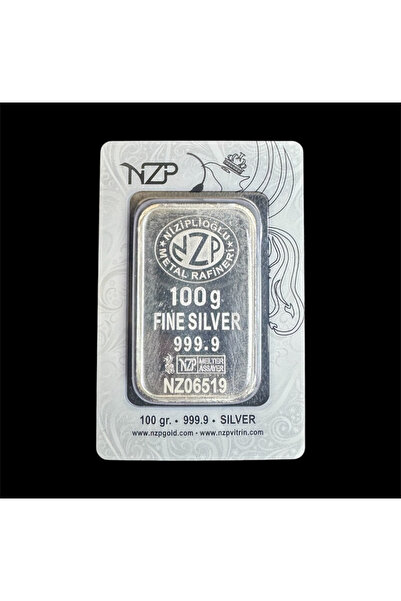 Sanal Kuyumculuk 100 Gram Külçe Gümüş