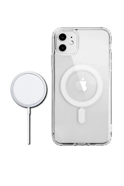 Iphone 11 Kılıf Magsafe Destekli Şeffaf Magsafe Şeffaf Kılıf İphone 11