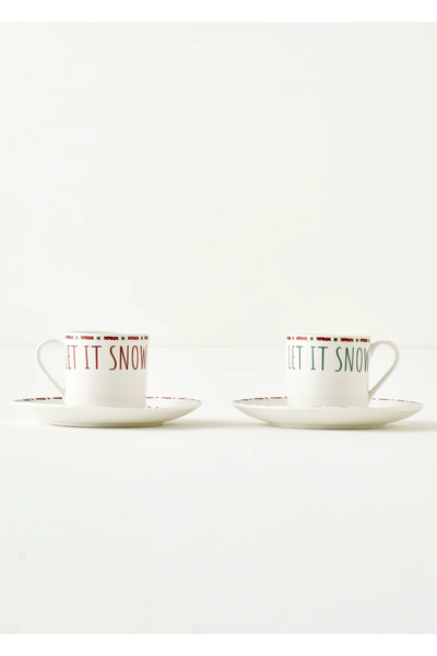 Bella Maison طقم جولي بورسلين مكون من كوبين قهوة (70 سم مكعب)