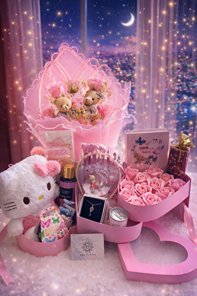 Ahsen Collection Prenses tacı pembe