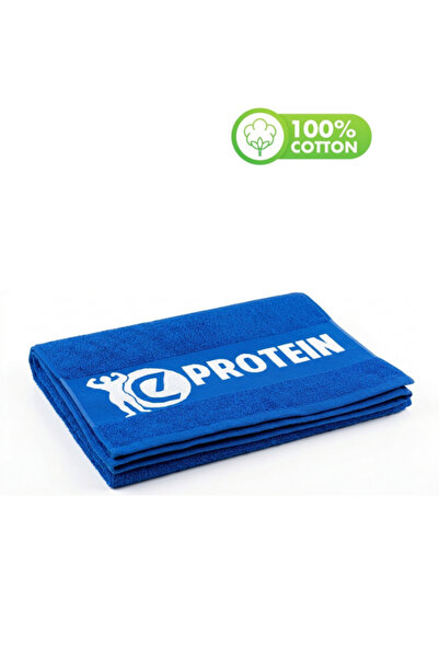 Eprotein Peškir za trening sportista 100% pamuk paket Kobalt plava plavi