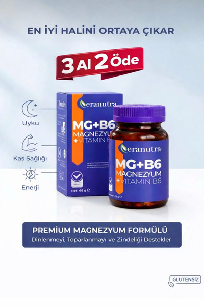 Eranutra Magnezyum Complex 60 Tablet 125 Mg - Bisiglinat - Taurat - Malat - S...