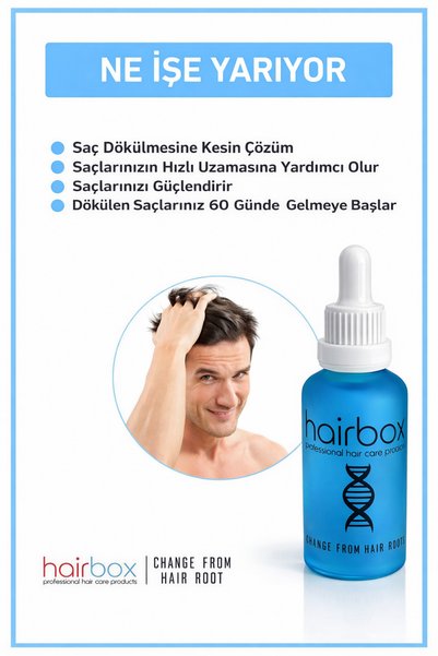 hairbox professional hair care products Men's Hair Serum, Hair Serum, Hair Booming (3 Serum Combs Gift)