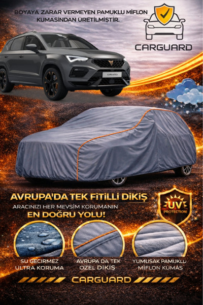 CarGuard غطاء خيمة السيارة من ميفلون لسيارة كوبرا أتيكا برو قماش مجدّل