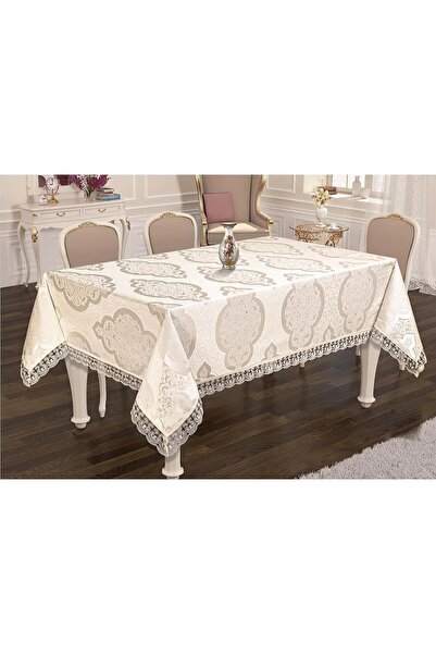ATAK Cemre Jacquard Carefree Dining Table Cloth 160 x 220