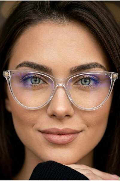 MONAL Toms Cateye Blue Light Filter Screen Glasses Can Change Optical Compati...