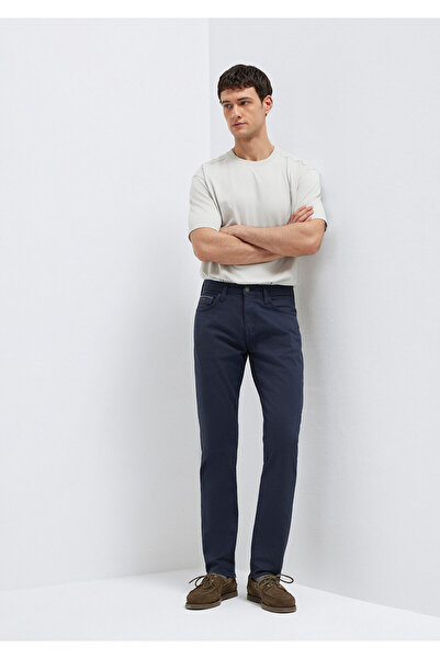 Mavi Pantaloni Marcus din Gabardină Negru Bleumarin 00351A2793