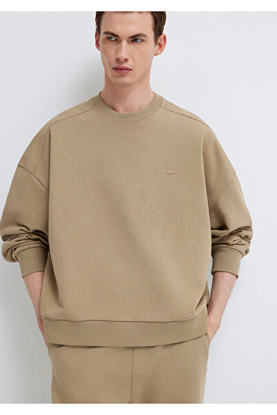 Mavi Crew Neck Beige Sweatshirt 0S10550-70362