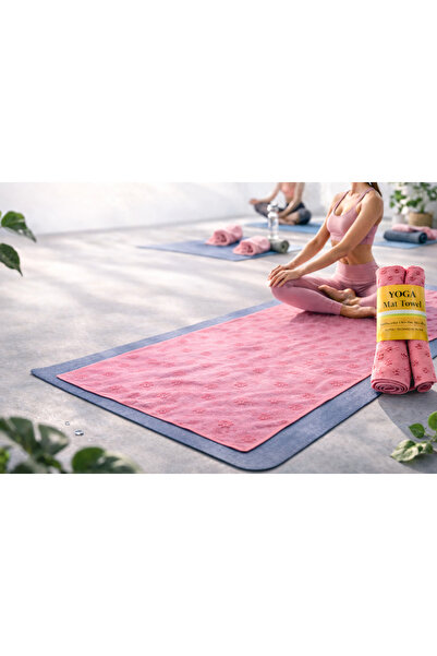 Stody Yoga Mat Havlusu Kaymaz – Pilates Kaydırmaz Mat Üstü Havlu | Hijyenik M...