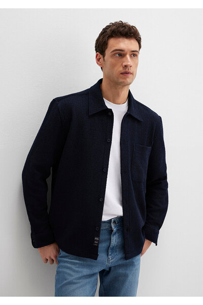 Mavi Men's Black Navy Blue Shirt 0211772-83699