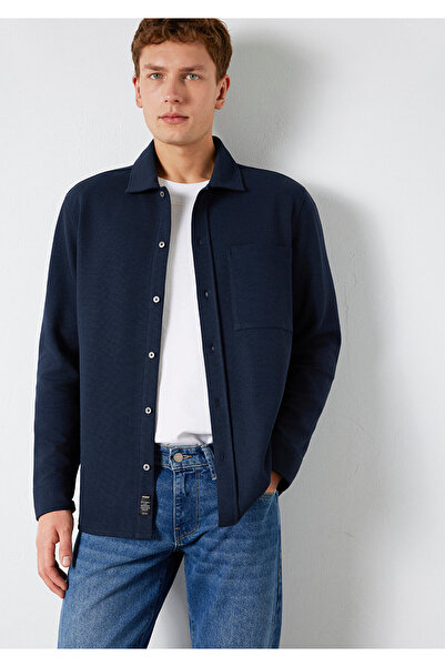 Mavi Navy Blue Shirt with Pockets Regular Fit / Regular Cut 0211874-70490