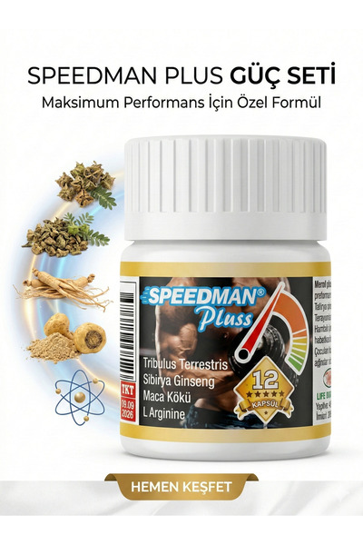 shkoder Speed Man Plus Tribulus Maca Sibirya 12 Li Kp