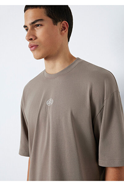 Mavi Mvjns Printed Brown T-Shirt Oversize / Wide Cut 0613215-87875