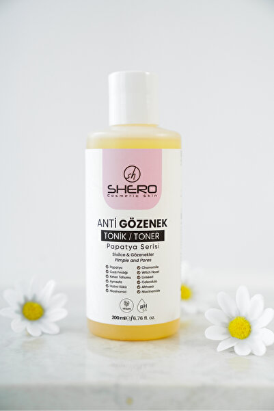 Shero Anti Gözenek Tonik 200 ml – Papatya Serisi Gözenek Sıkılaştırıcı & Karş...